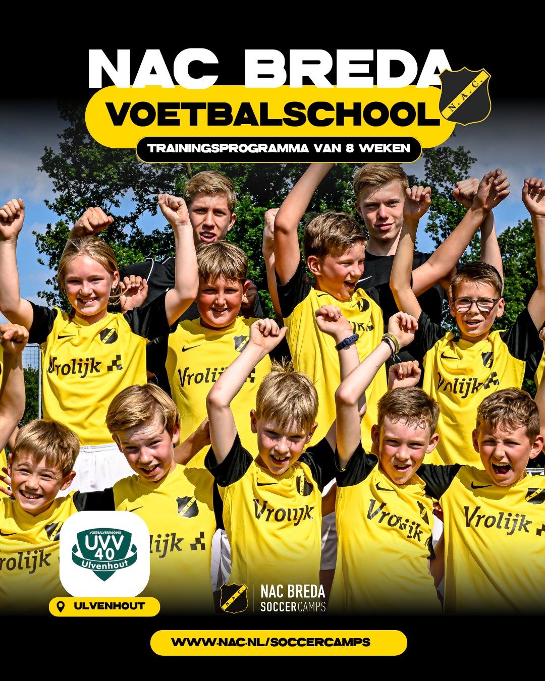 NAC Breda Voetbalschool bij UVV ‘40!