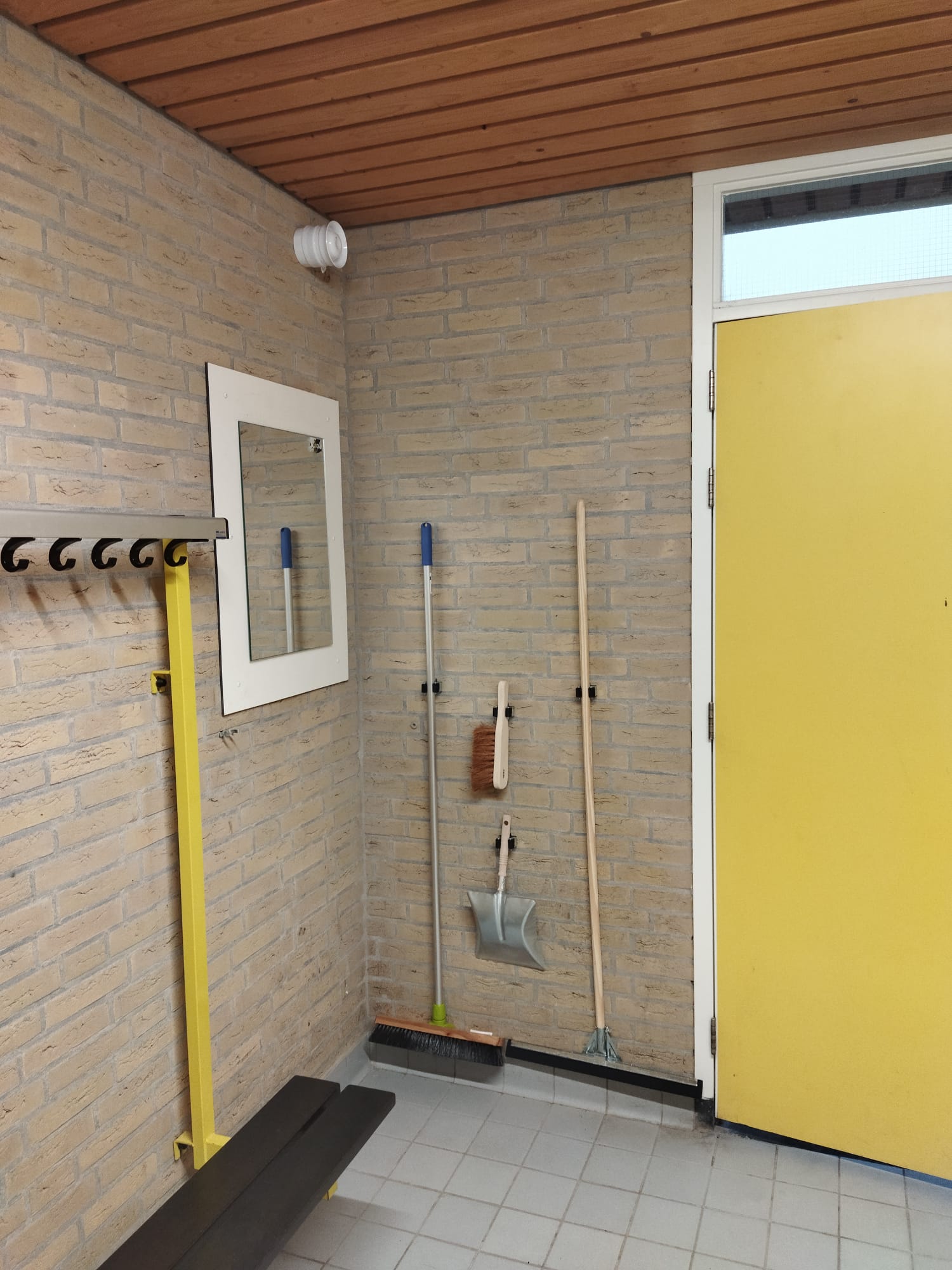 Grote schoonmaak van de kleedkamers