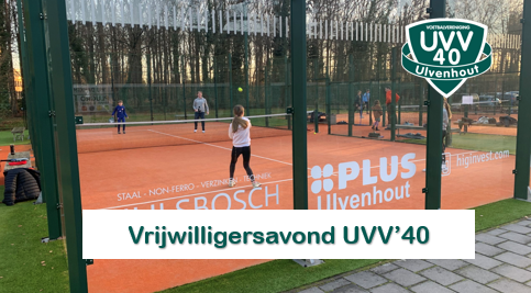 Vrijwilligersavond UVV’40: Vrijdag 29 mei