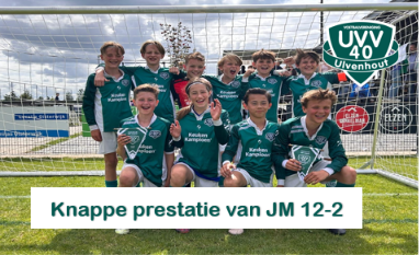 UVV JM 12-2 schittert op internationaal podium in Oisterwijk
