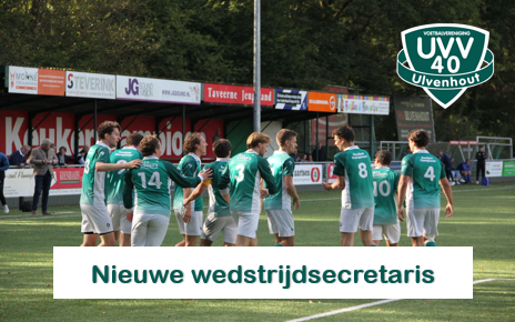 Stan Schreuder nieuwe wedstrijdsecretaris van UVV’40
