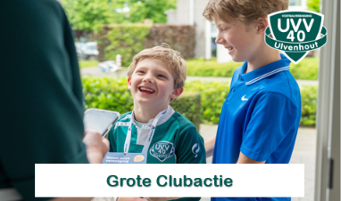 UVV’40 doet opnieuw mee met de Grote Clubactie