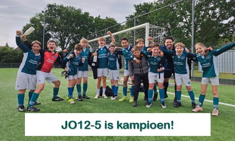JO12-5 is kampioen!