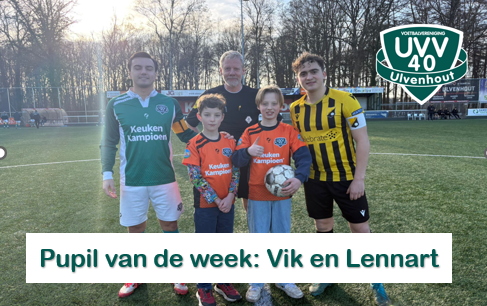 UVV’40 pupil van de week: Vik en Lennart