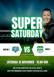 Super Saturday bij UVV’40: Een dag vol strijd en sfeer bij UVV'40