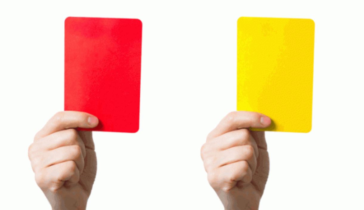 na hoeveel gele kaarten schorsing eredivisie